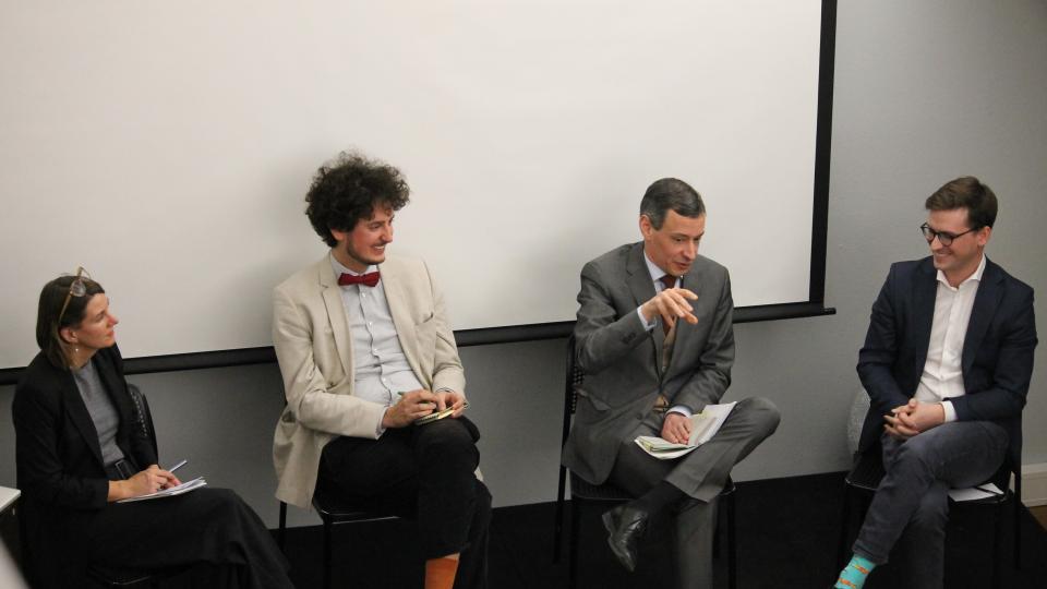 Podiumsdiskussion am staatslabor Launch