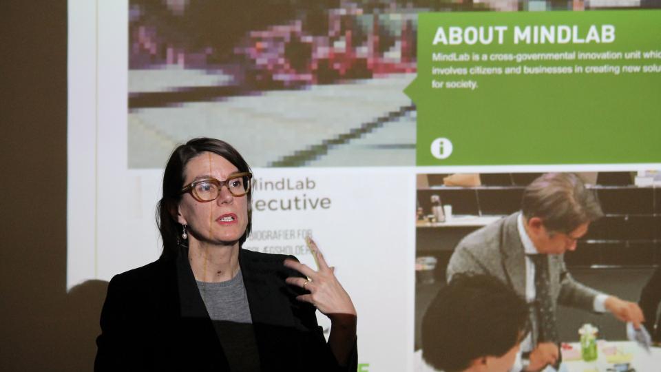 Sabine Junginger am staatslabor Launch