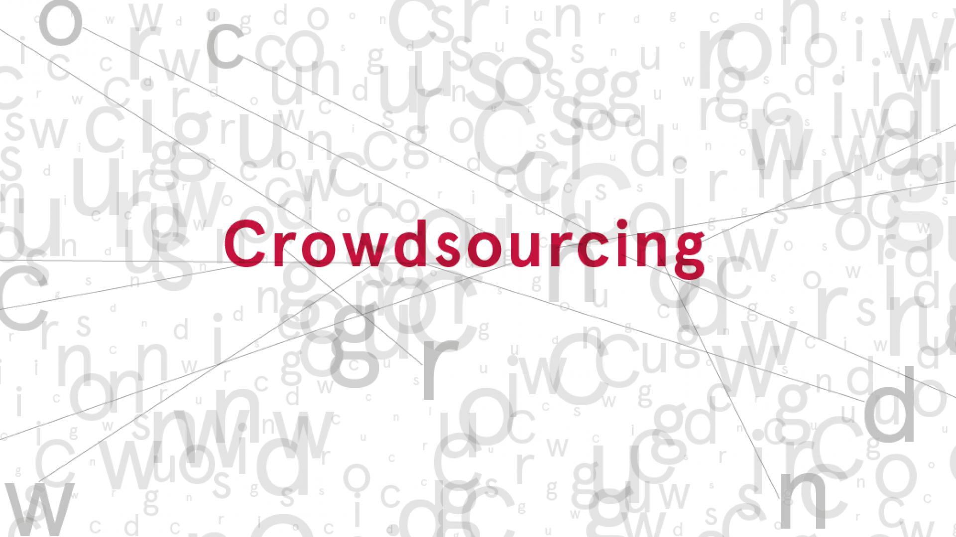 Crowdsourcing