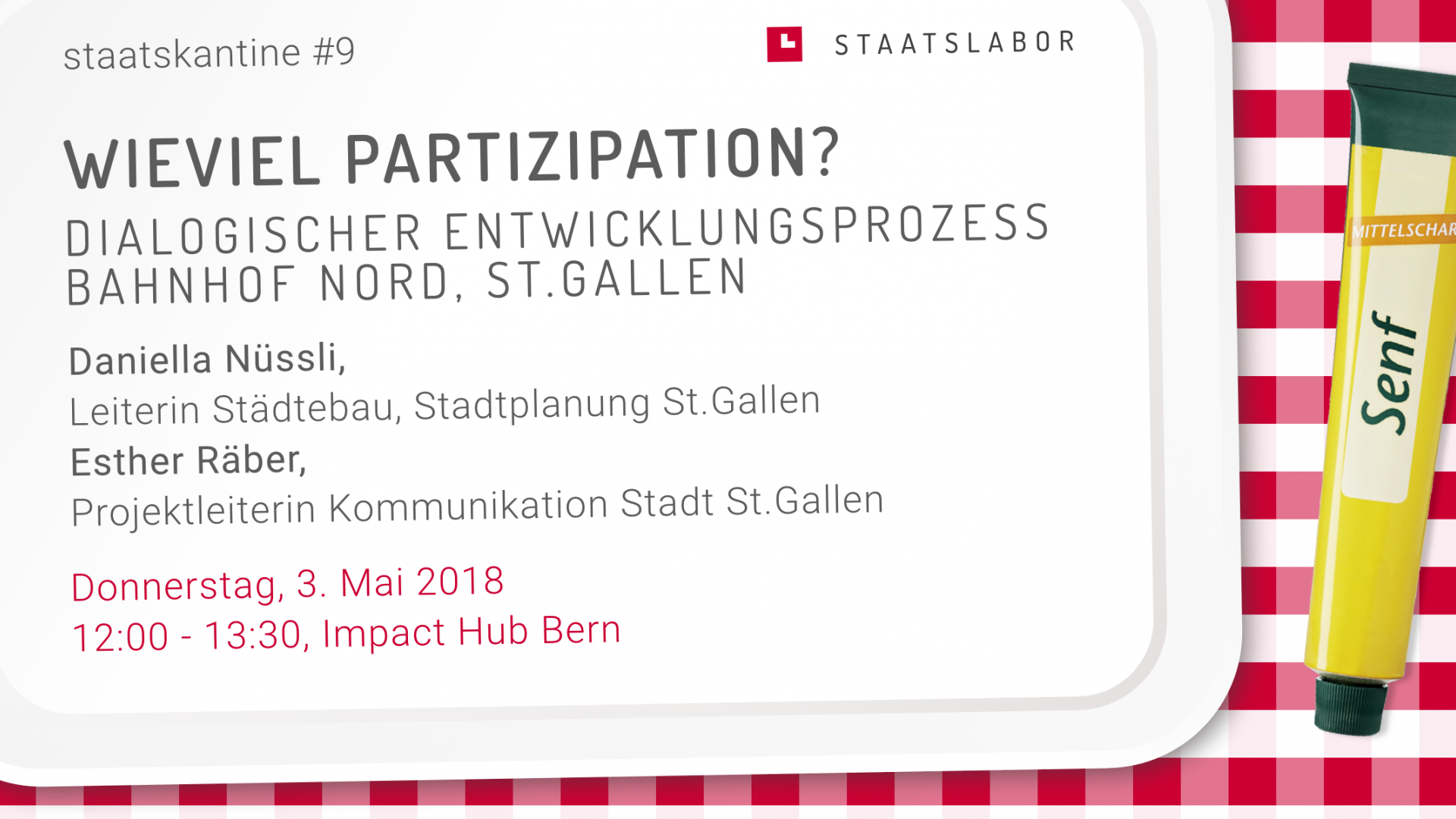 Flyer staatskantine Nummer 9