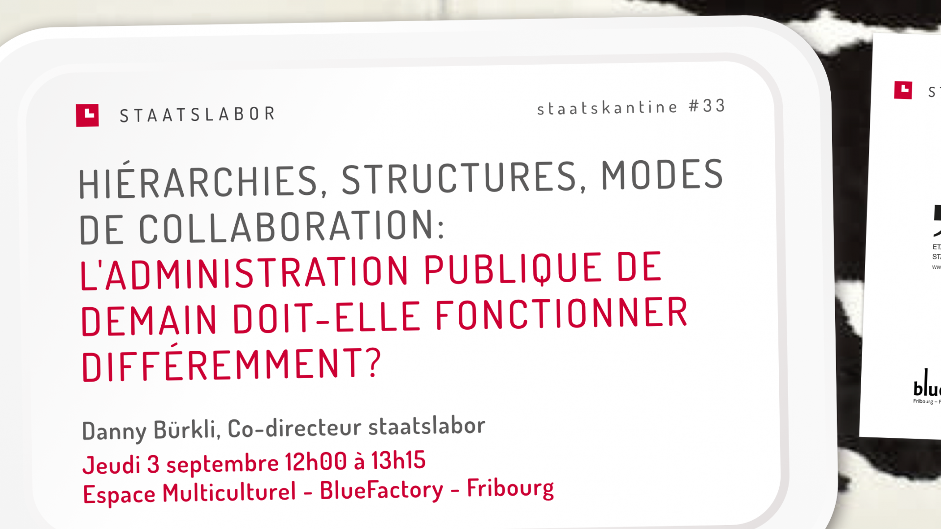 Flyer staatskantine #33 francais