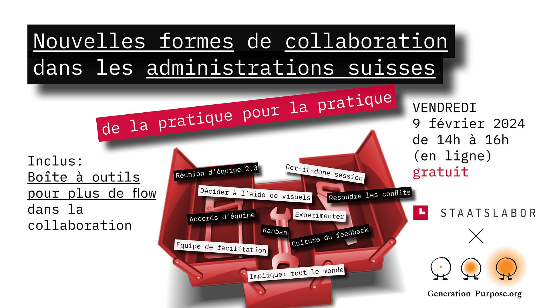 Flyer der Veranstaltung zur Flow-Zusammenarbeit