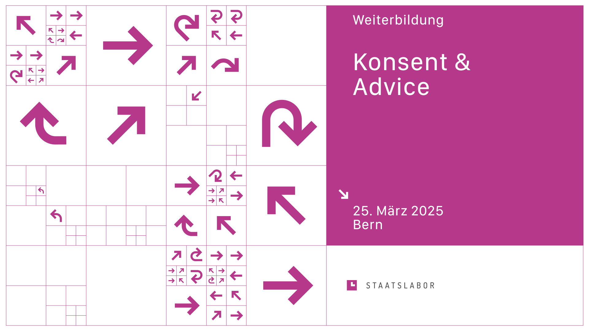 Flyer Weiterbildung Kosent & Advice