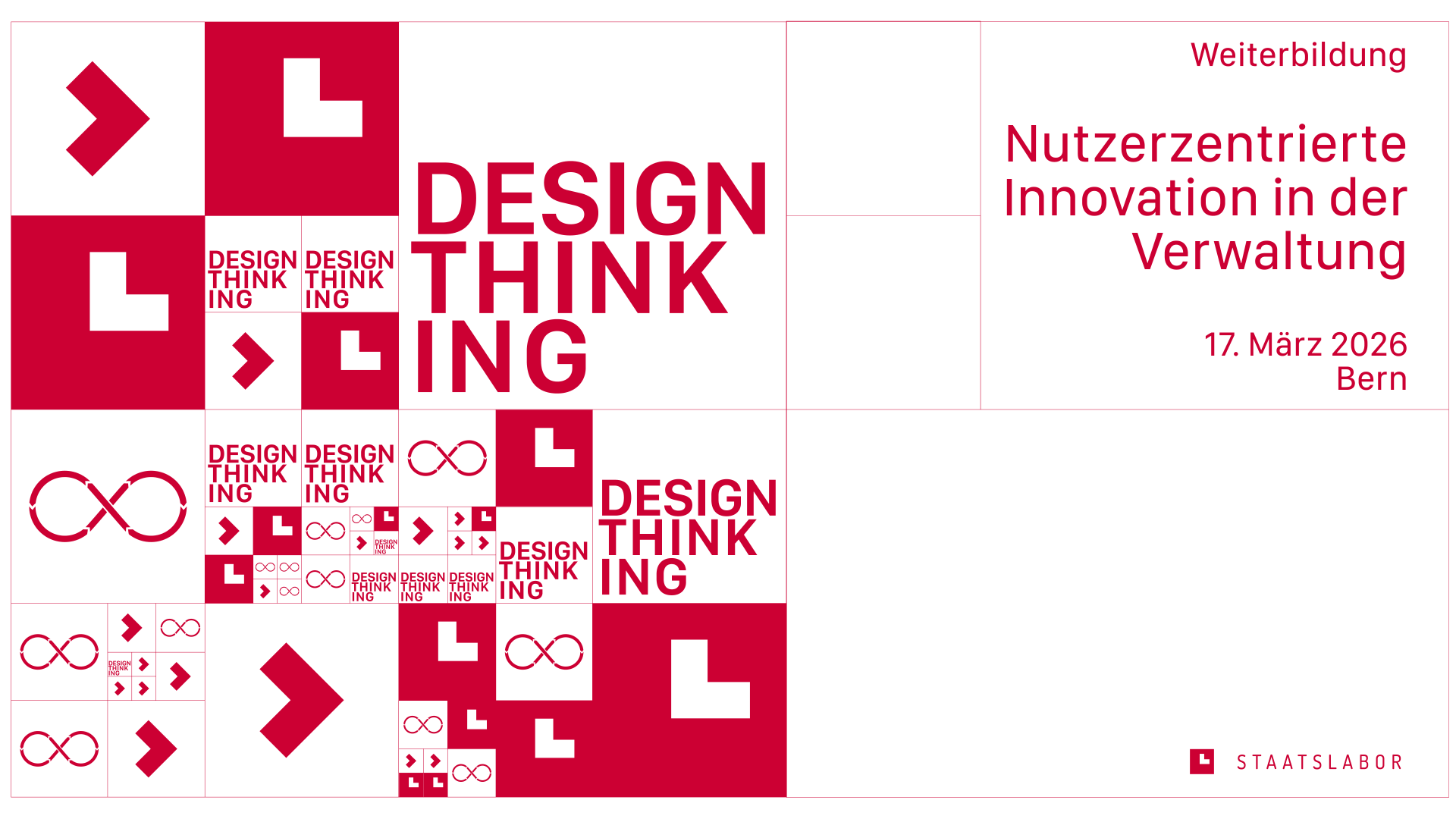 Flyer Design Thinking Weiterbildung