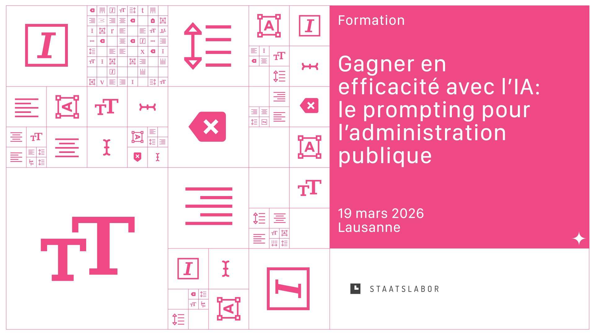 Flyer Prompting Weiterbildung Lausanne