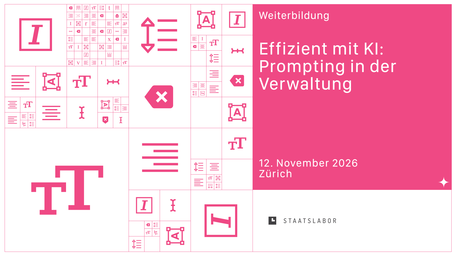 Flyer Prompting WB November Zürich