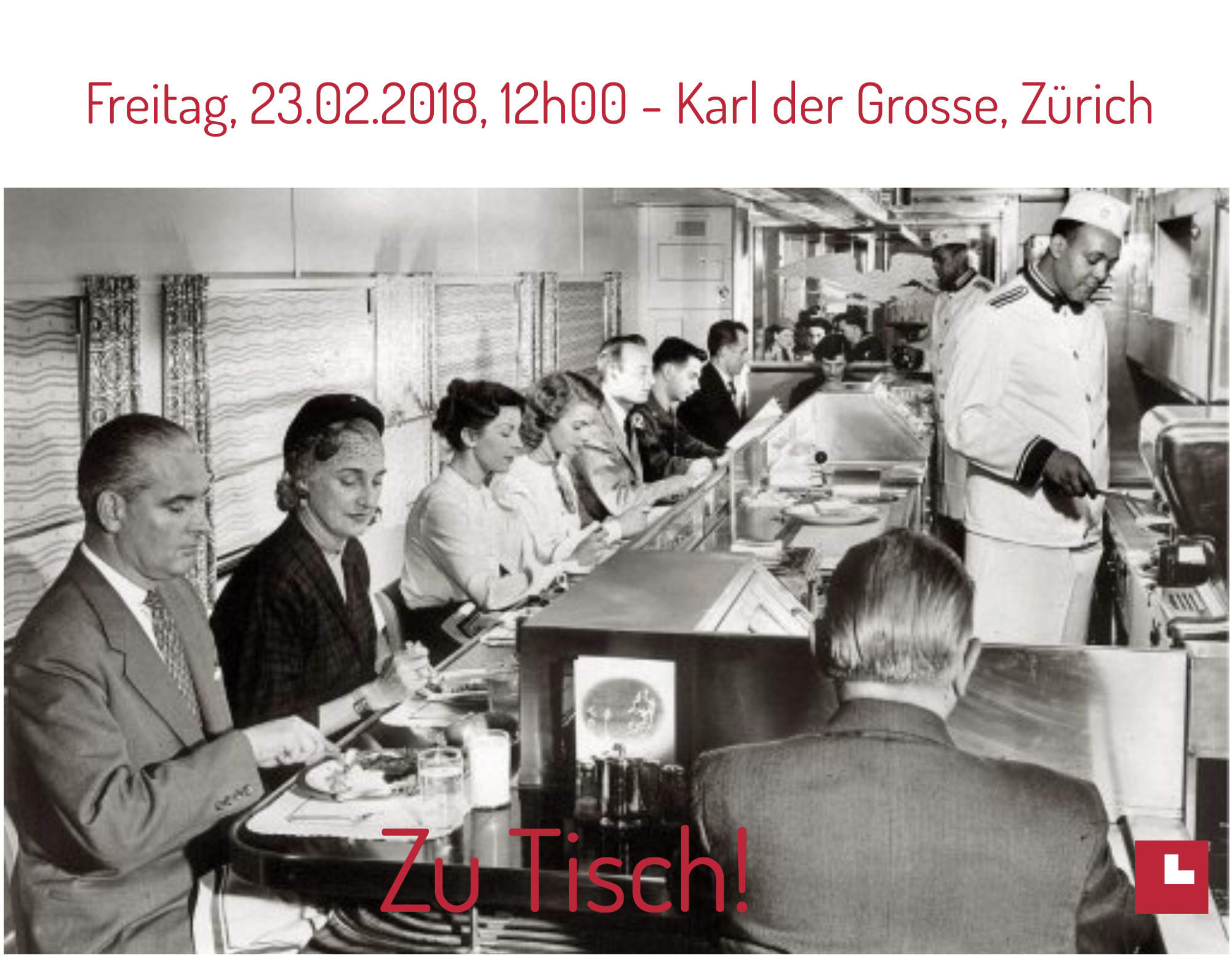 Flyer zu Tisch! Zürich