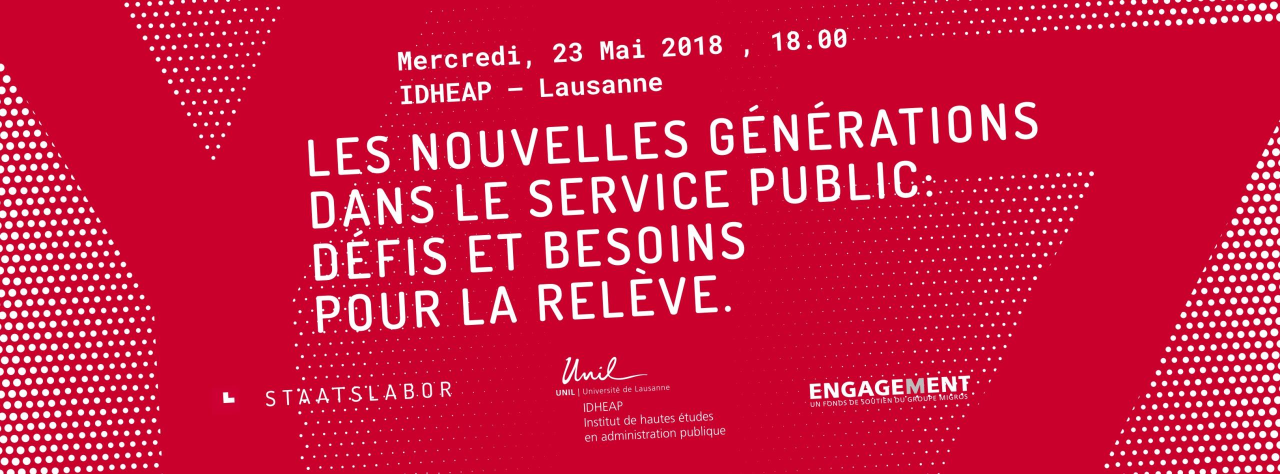 Les nouvelles générations dans le service public: défis et besoins pour la relève