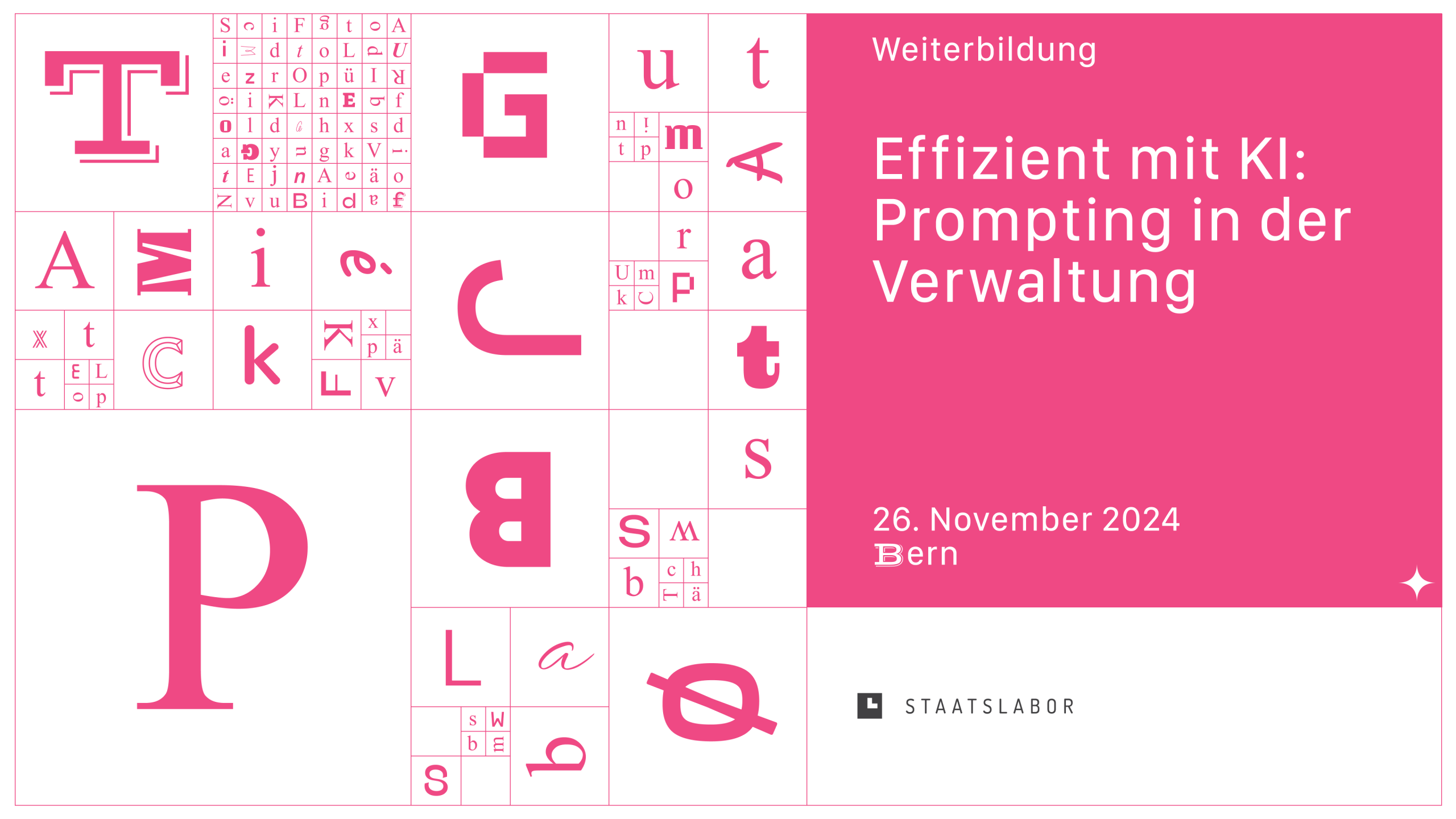 Flyer Weiterbildung Prompting 26.11.