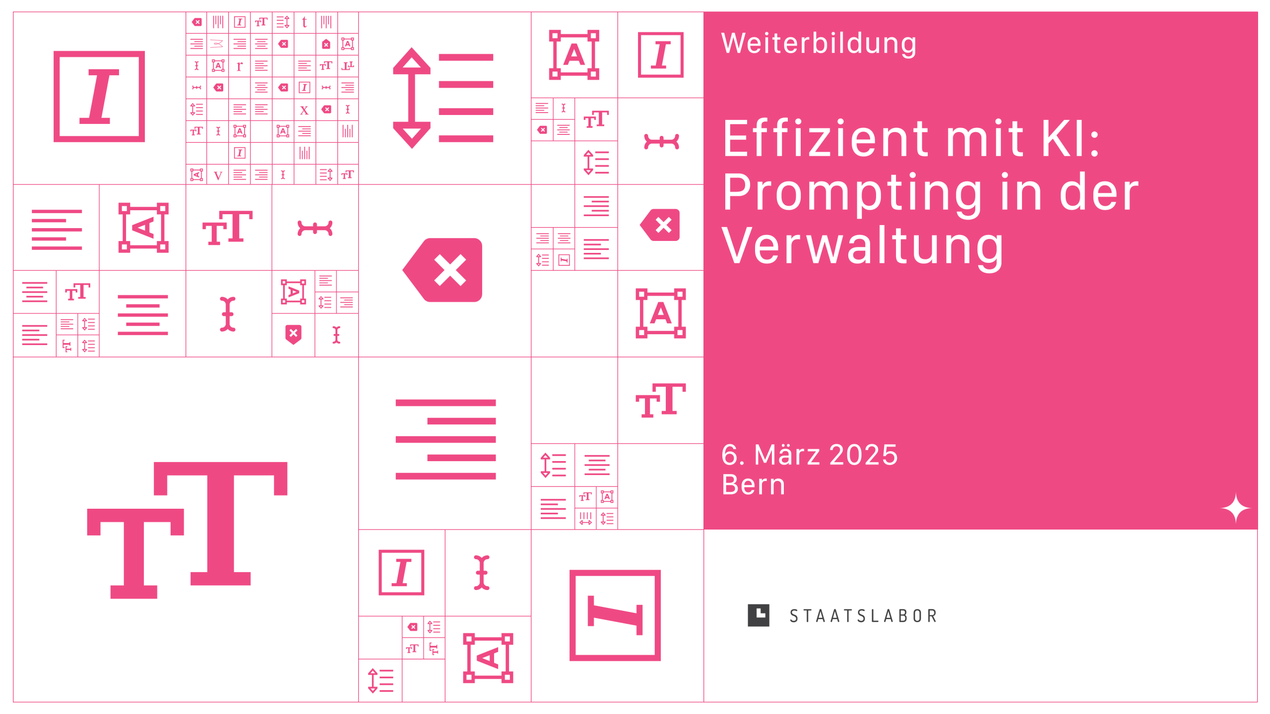 Flyer Weiterbildung Prompting