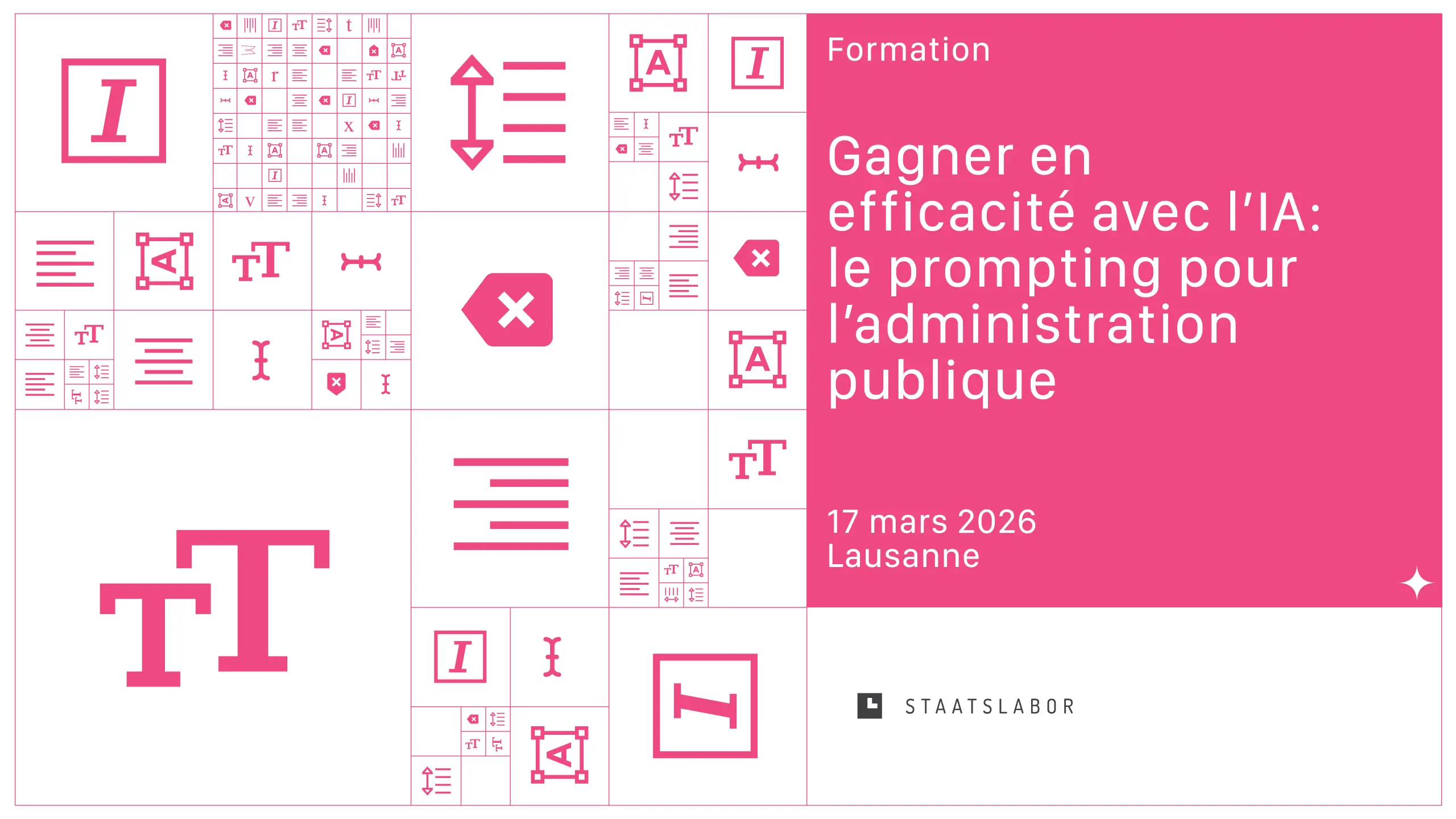 Prompting Weiterbildung Flyer Lausanne