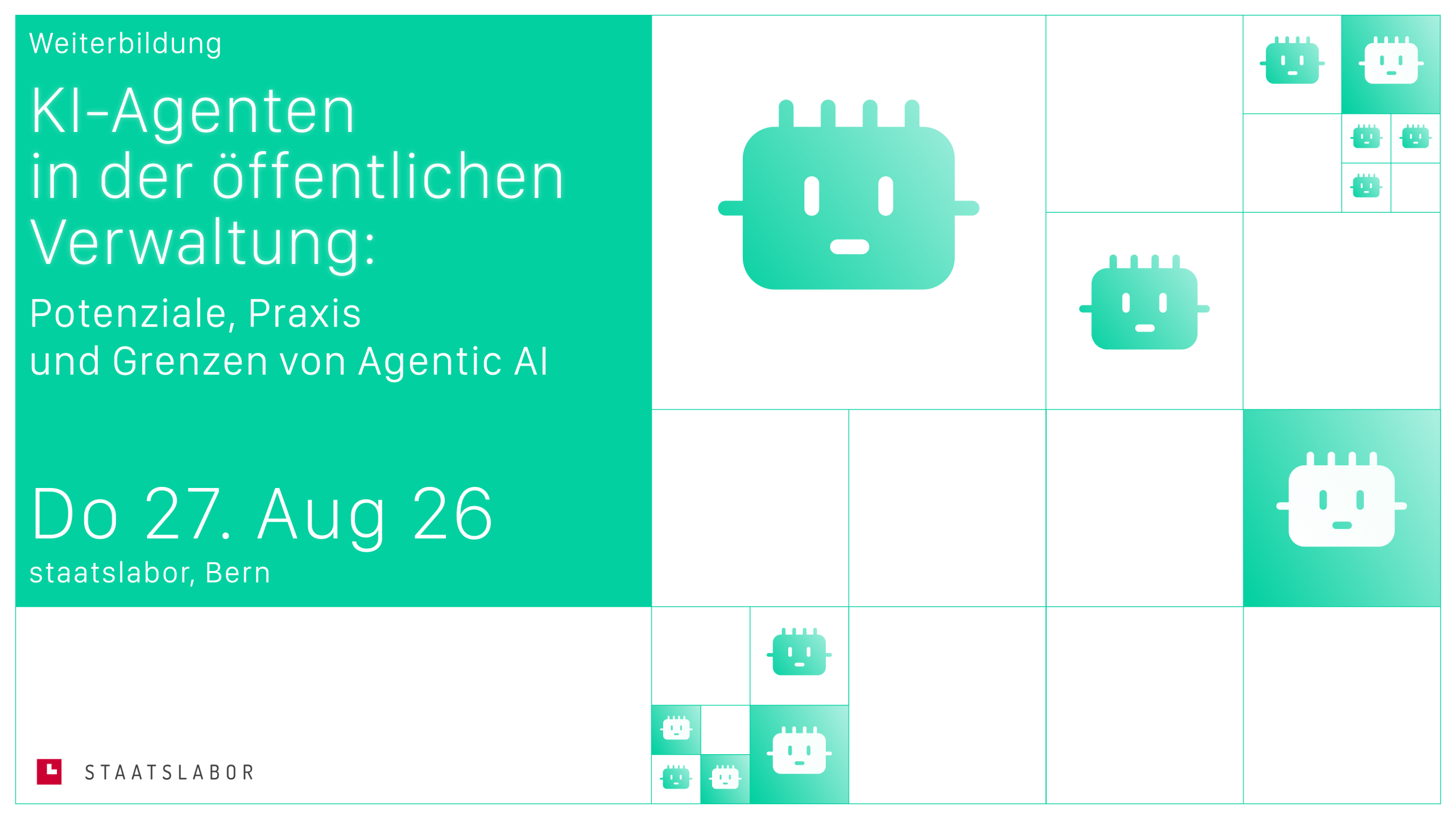 Flyer Agentic AI Weiterbildung