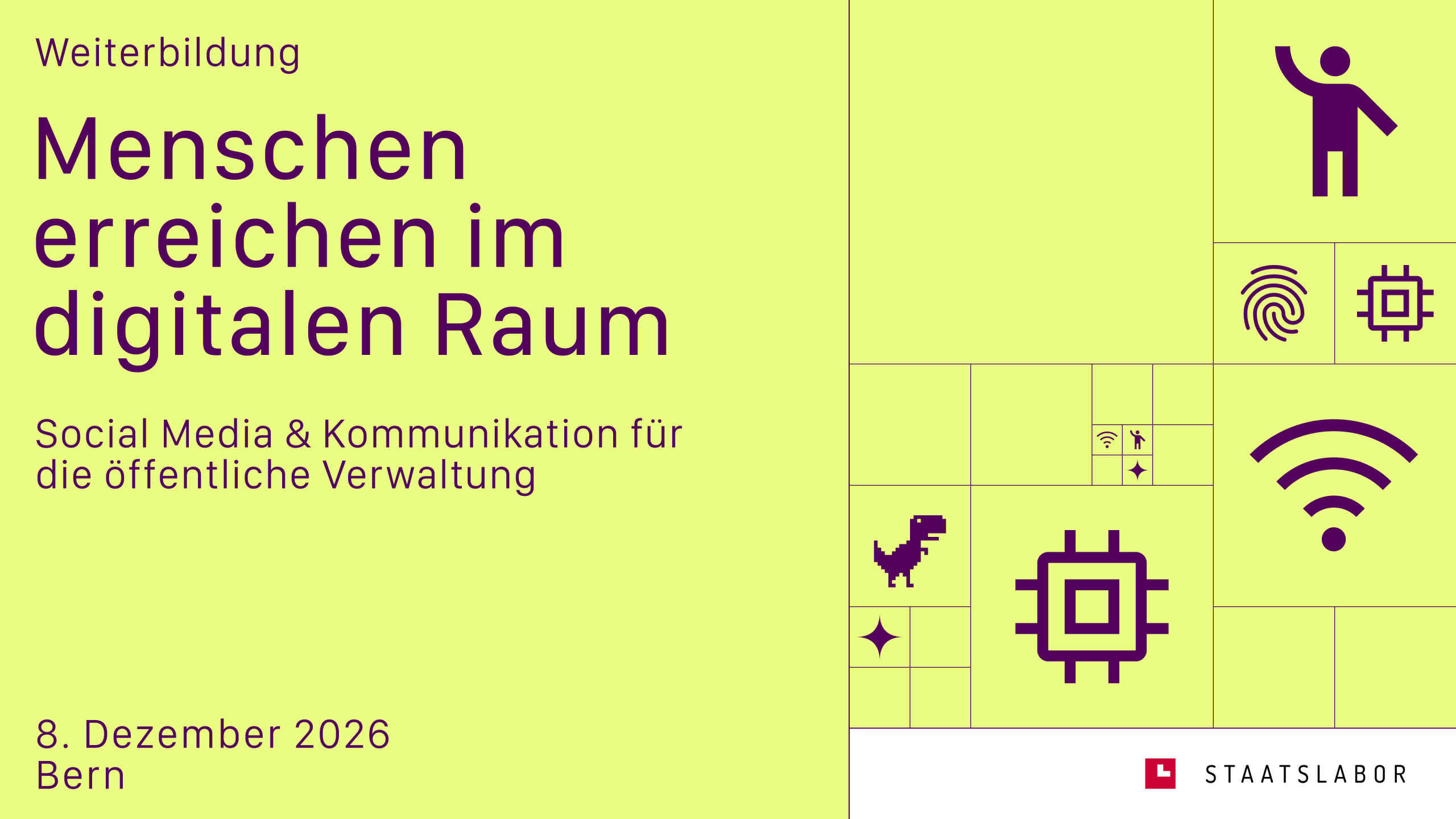 Flyer Weiterbildung Social Media